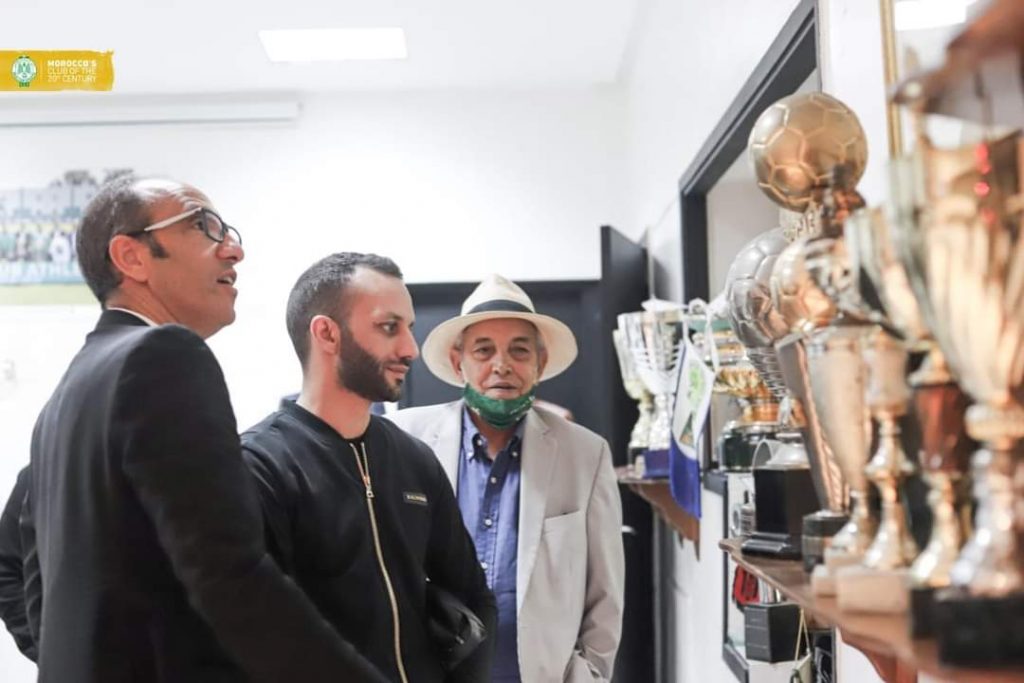 الزيات يستقبل أمير مرتضى بمقر الرجاء