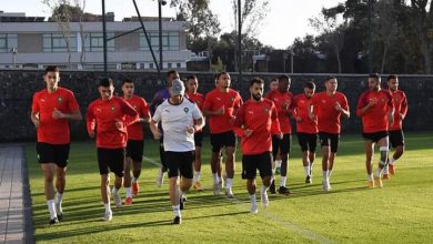 Photo of الأسود في آخر حصة تدريبية بالرباط