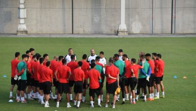 Photo of آخر حصة تدريبية للأسود المحلية قبل ملاقاة الكاميرون