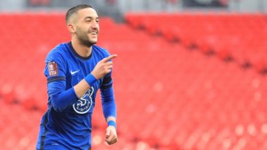 Photo of بالفيديو..زياش يسجل هدفا جميلا بتسديدة قوية ولا يعبر عن فرحته