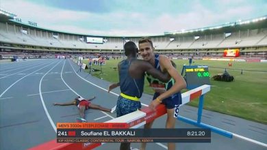 Photo of فيديو.. البقالي يفوز بسباق 3000 متر موانع بملتقى نايروبي