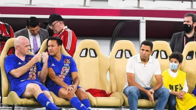 Photo of بعد الاقصاء مع المنتخب.. عموتة يقود فريق نجوم العرب للفوز على نجوم العالم في قطر