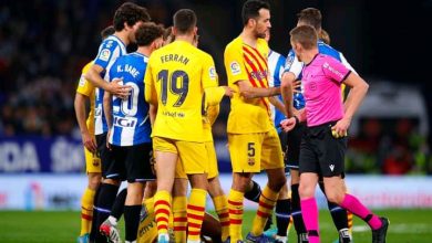 Photo of بالفيديو.. هدف قاتل ينقذ البارصا من الهزيمة أمام اسبانيول في “ديربي” حارق