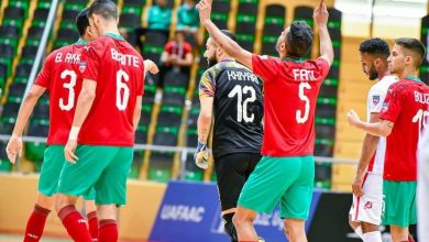 Photo of بالفيديو.. أسود الصالة يفوزون للمرة الثالثة على التوالي في كأس العرب