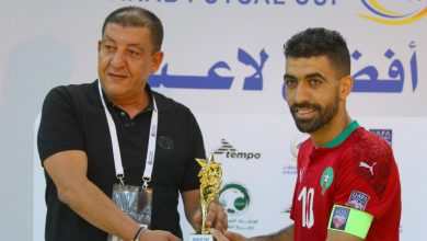 Photo of المسرار ينال جائزة أفضل لاعب في مباراة المغرب والصومال