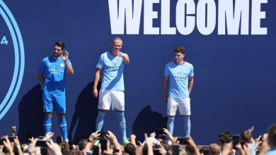 Photo of بالفيديو.. تقديم واستقبال رائع لنجم السيتي الجديد هالاند