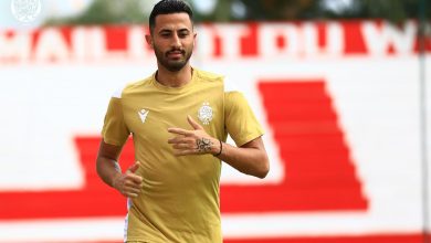 Photo of الحسوني يغيب عن تداريب الوداد لهذا السبب
