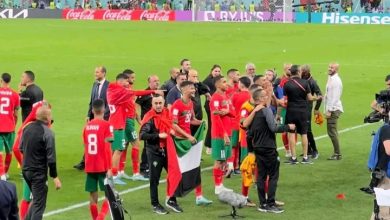 Photo of فيديو. احتفالات لاعبو الأسود داخل غرفة تبديل الملابس بعد التأهل التاريخي