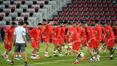 Photo of الأسود يواصلون استعداداتهم لمواجهة إسبانيا بحصة تدريبية مغلقة