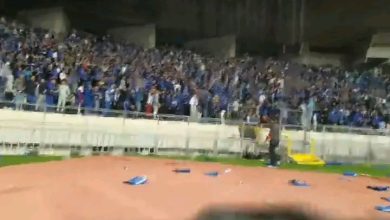 Photo of فيديو.. جماهير اتحاد طنجة تكسر كراسي المدرجات وتصطدم بالأمن