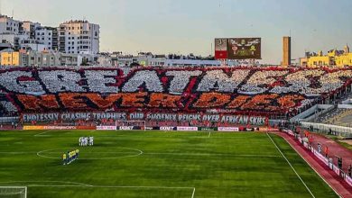 Photo of فيديو.. “تيفو” مزدوج رائع للوينرز في مباراة الوداد وصان داونز