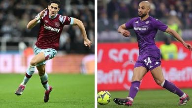 Photo of أكرد وأمرابط أساسيان في التشكيل الرسمي لنهائي المؤتمر الأوروبي بين وست هام وفيورنتينا