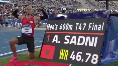Photo of دورة الألعاب البارالمبية..أيوب سادني يحطم الرقم القياسي لسباق 400م