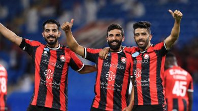 Photo of فوزير يتألق بثنائية ويقود الرائد للفوز على الرياض في الدوري السعودي