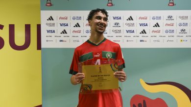 Photo of الفيفا يختار شيخون أفضل لاعب في مباراة المغرب وإندونيسيا