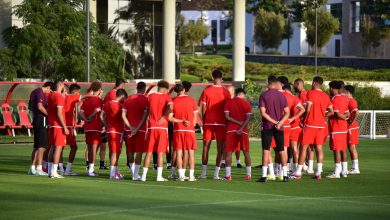 Photo of الأسود يخوضون حصتين تدريبيتين قبل التوجه إلى أكادير