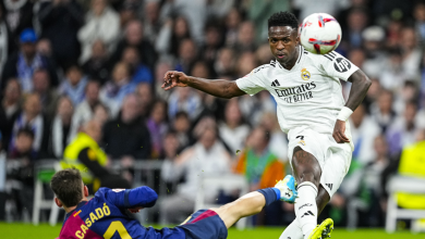 Photo of مشجعو برشلونة يهاجمون فينيسيوس بأغنية ساخرة