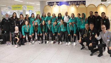 Photo of بعثة المنتخب النسوي لكرة القدم داخل القاعة تصل للفلبين للمشاركة في كأس العالم