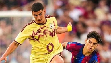 Photo of بحضور بنجديدة وبنشرقي. الأهلي ينهزم أمام برشلونة في كأس خوان غامبر